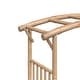 preview thumbnail 6 of 4, vidaXL Rose Arch Bamboo 46.5"x15.7"x73.6 - 118 x 40 x 187 cm