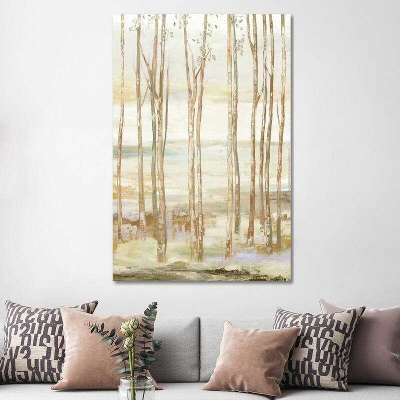 iCanvas "White On White Trees" by Allison Pearce Canvas Print