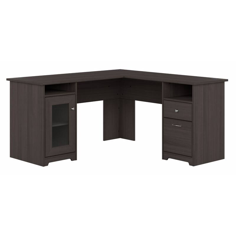 Cabot 60W L Shaped Computer Desk with Storage by Bush Furniture