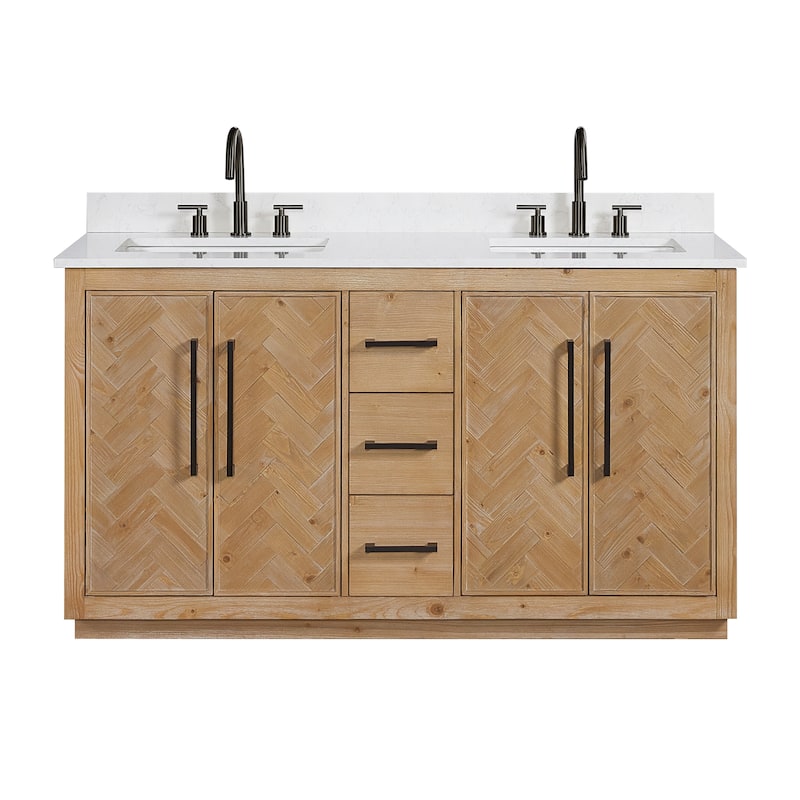 Altair Bellavia Bath Vanity in Weathered Fir no Mirror
