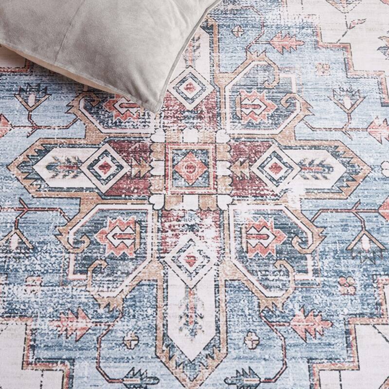 SAFAVIEH Arizona Grytsje Vintage Machine Washable Rug.