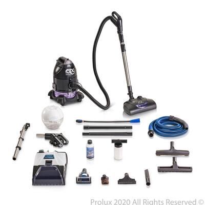 Prolux CTX ELITE Bagless Canister Vacuum Cleaner w/ Storm Shampooer Kit
