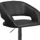 preview thumbnail 38 of 178, Vinyl Adjustable Height Barstool with Rounded Mid-Back