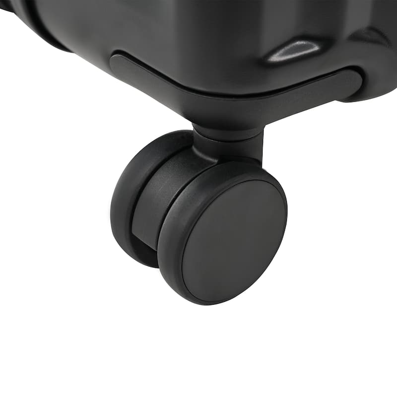 5 Piece Luggage Sets w/Spinner Wheels, Hardshell ABS Suitcase Set w/Tsa Lock, Lightweight Hardside Waterproof Travel Suitcases