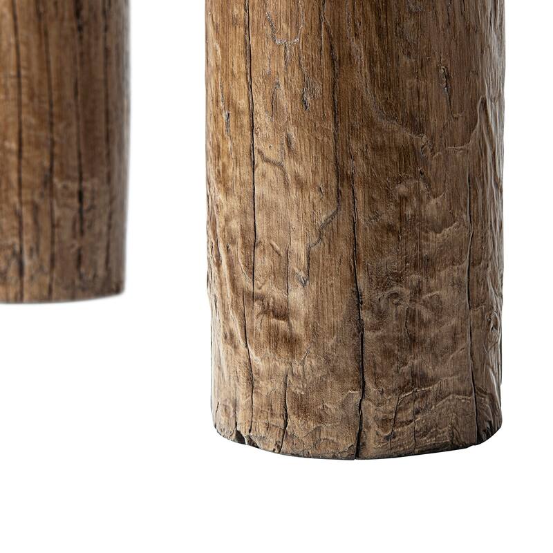 Jennifer Taylor Home Arbor 60" Reclaimed Elm Double Pillar Console Table