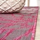 preview thumbnail 101 of 119, JONATHAN Y Marvao Modern Floral Textured Weave Indoor/Outdoor Area Rug