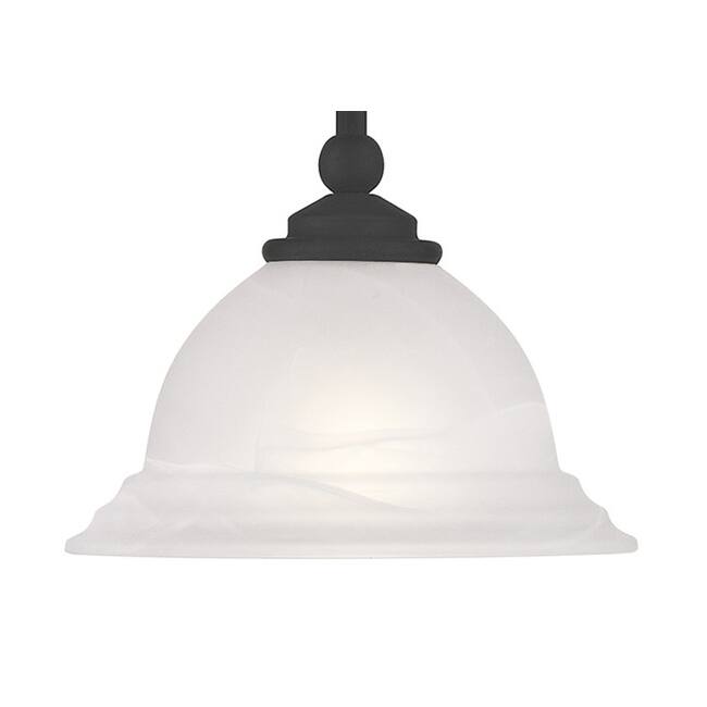 Livex Lighting North Port 1 Light Pendant - Black