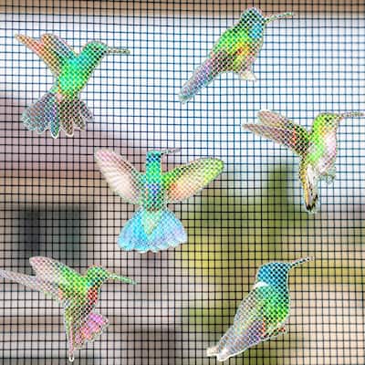 18 Pieces Screen Door Magnets Decorative Double Sided Magnetic Sticker Hummingbird Magnets - 8.78*7.41in