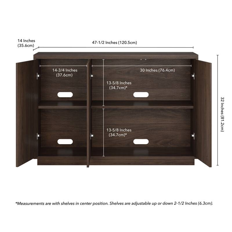 Alston 48" Wide Rectangular Buffet Table - 47.5" Wide