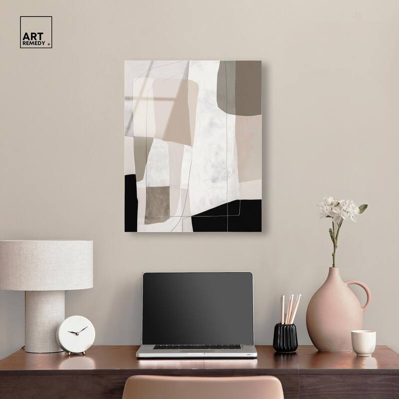 Neutral Forms II Acrylic by Art Remedy, Ready to Hang