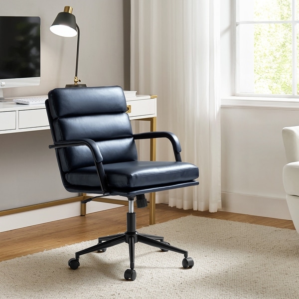 Joseph Modern Task Faux Leather Chair with Tilt Lock and
