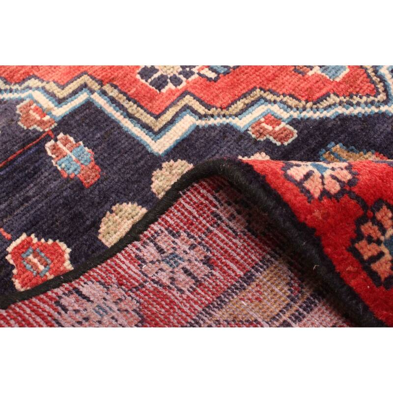 ECARPETGALLERY Hand-knotted Andelz Dark Navy Wool Rug - 3'9 x 6'5