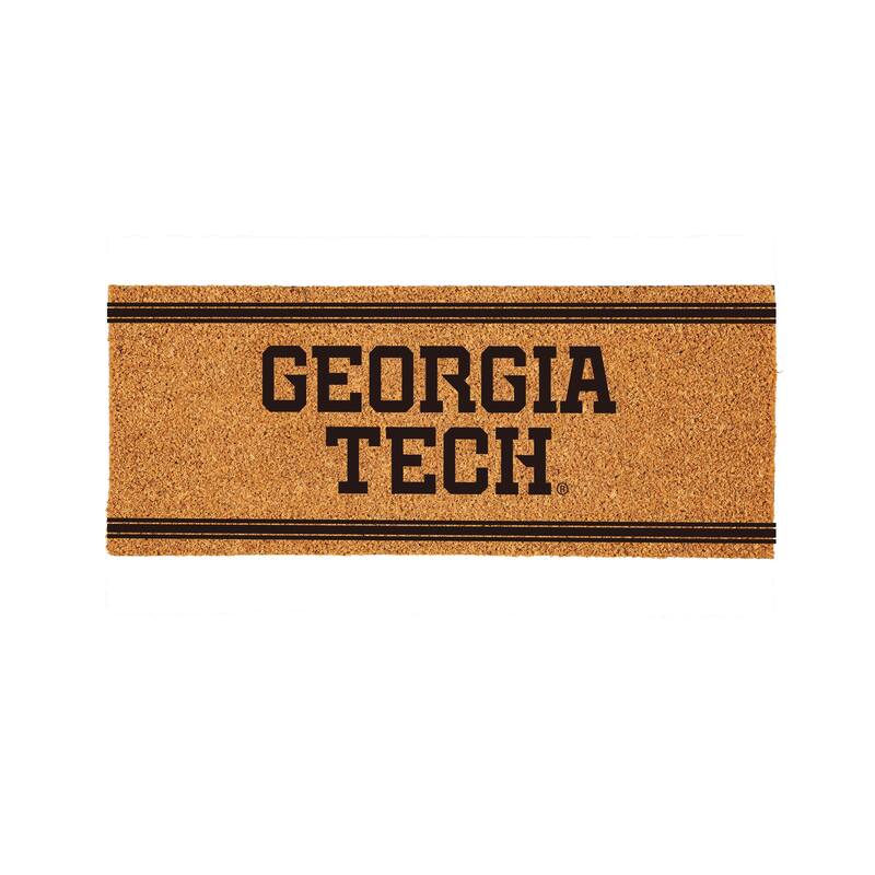 Georgia Tech Monochrome Indoor/Outdoor Coir Door Mat