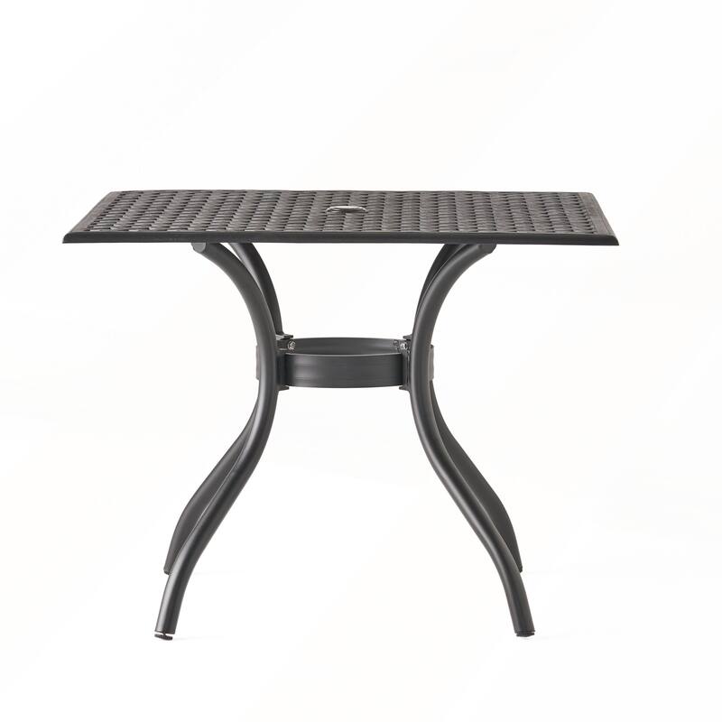 Elegant Cast Aluminum Dining Chairs Weather Resistant Design