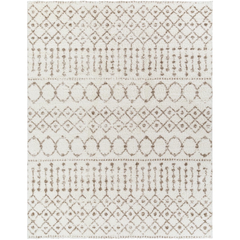 Livabliss Aliyah Shag Moroccan Tribal Area Rug