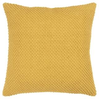 Rizzy Home Transitional Solid Light Texture Throw Pillow, 20-inch