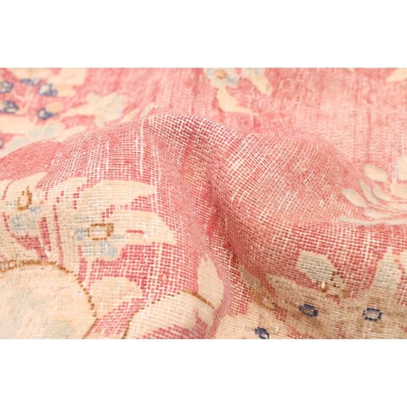 ECARPETGALLERY Hand-knotted Antalya Vintage Red Wool Rug - 9'5 x 13'9