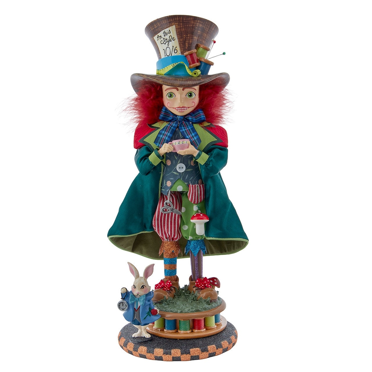 Kurt Adler 18" Hollywood Nutcrackers Mr. Hatter Nutcracker