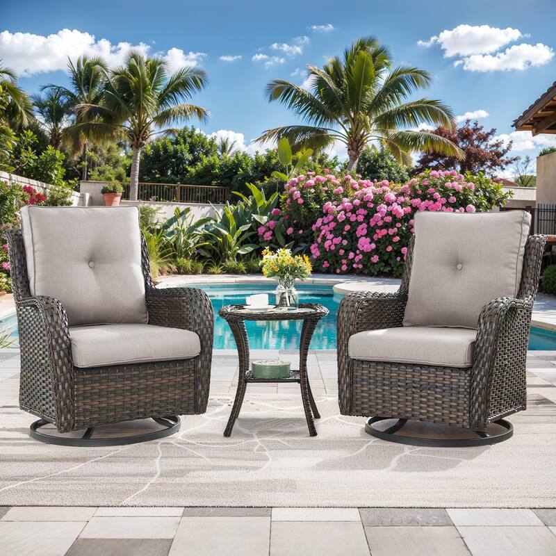 All-Weather Deep Seating Chair Cushions for Patio Chairs