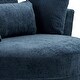 preview thumbnail 74 of 198, 41" W Oversized Accent Barrel Swivel Chair with Moon Storage Ottoman