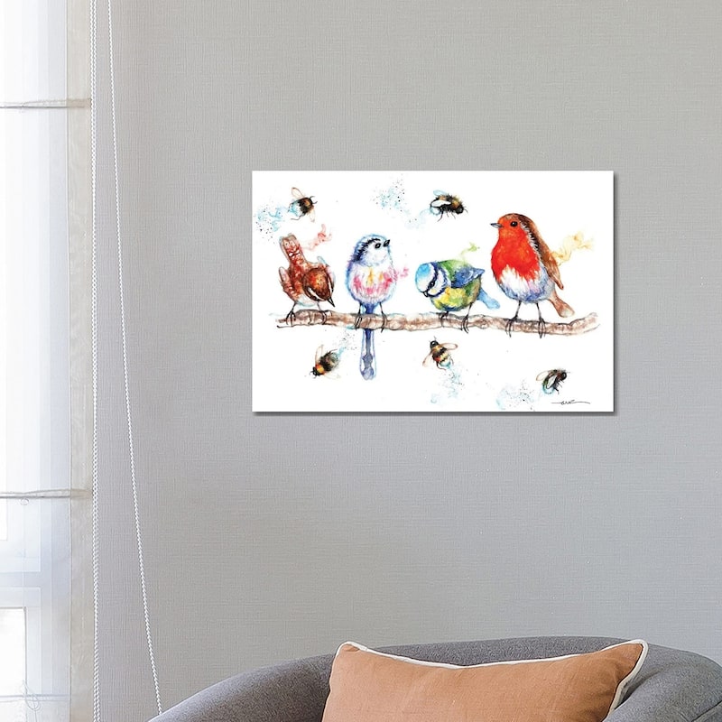 iCanvas "The Birds And The Bees" by BebesArts Canvas Print - 18x26x1.5