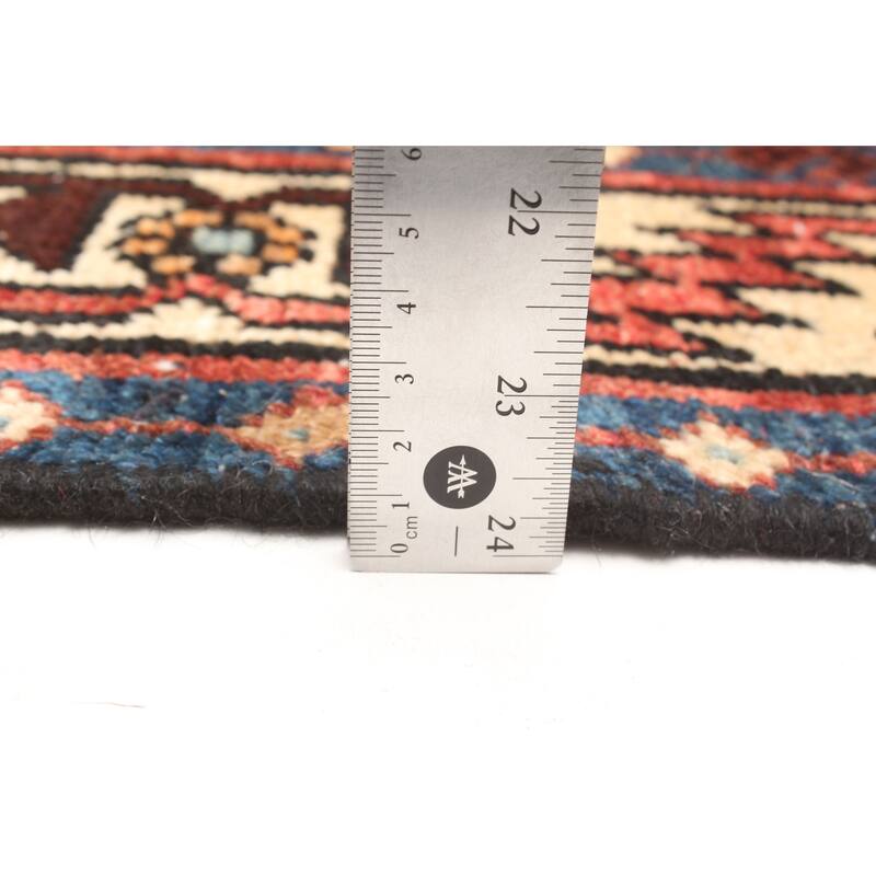 ECARPETGALLERY Hand-knotted Konya Anatolian Dark Red Wool Rug - 3'3 x 6'0