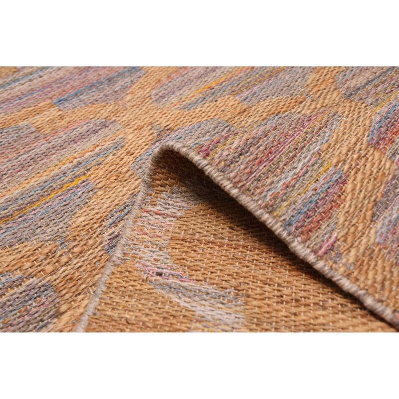 ECARPETGALLERY Flat-Weave Palas Denizli Tan Kilim - 5'3 x 7'5