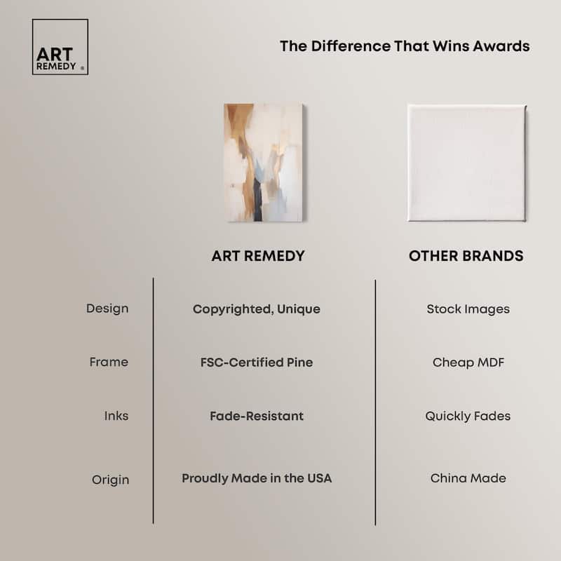 Sandstone Stillness II Canvas by Art Remedy, Gallery Wrapped