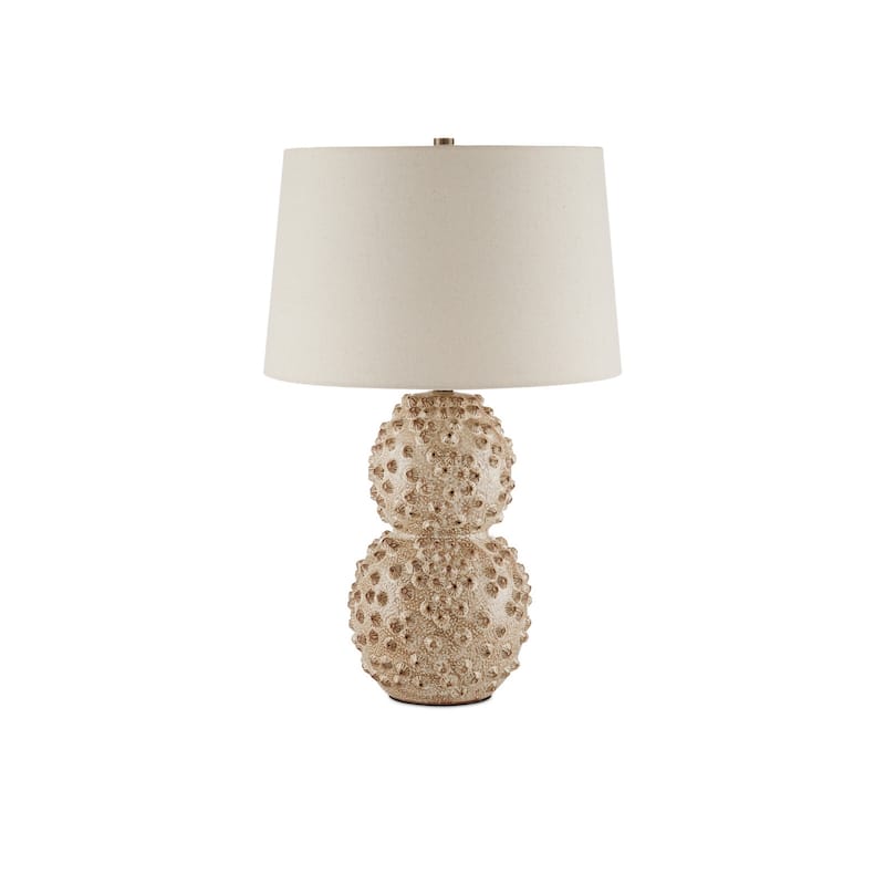 Currey & Company Barnacle Ivory Table Lamp - 26.5"h x 17"dia