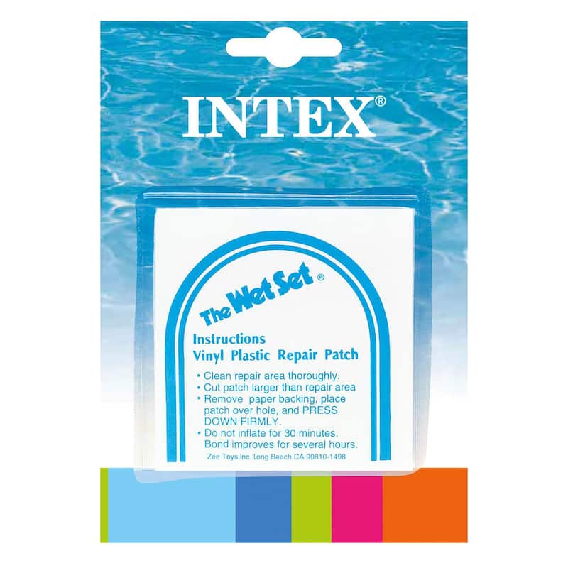 Intex Inflatable Jump-O-Lene Kids Ball Pit and Wet Set Repair Patch 6 Pack Kit - 26