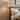 Acroma Black/Gold Leaf-Accent Fabric Shade Floor Lamp