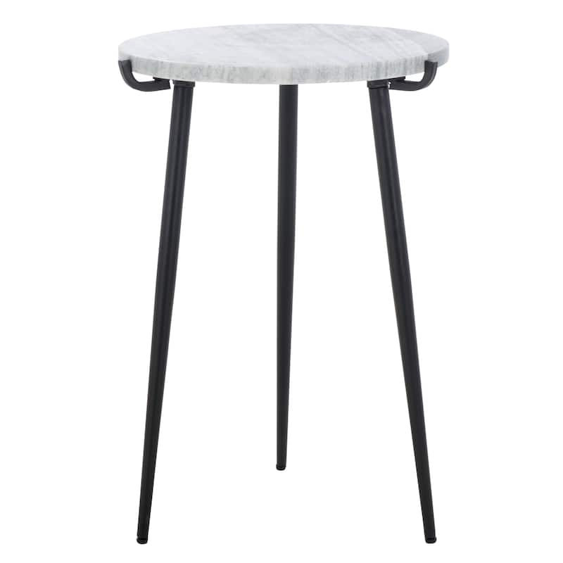 SAFAVIEH Home Hesse Marble Side Table - 16"W x 16"D x 24"H