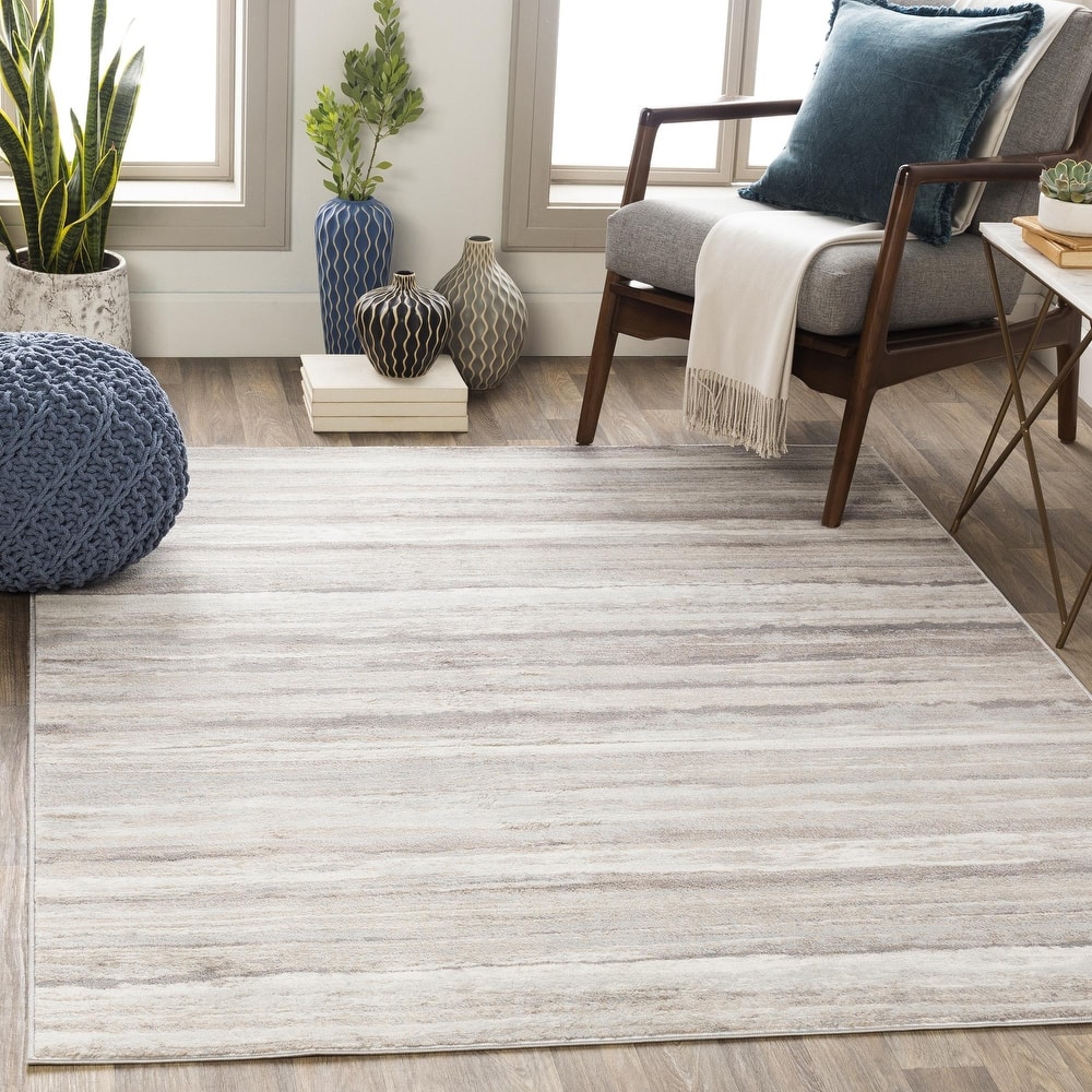 Livabliss Roma Modern Striped Area Rug
