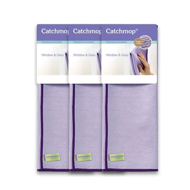 Window & Glass Cloth, Double-sided, Residue-free (3 sets) - N/A