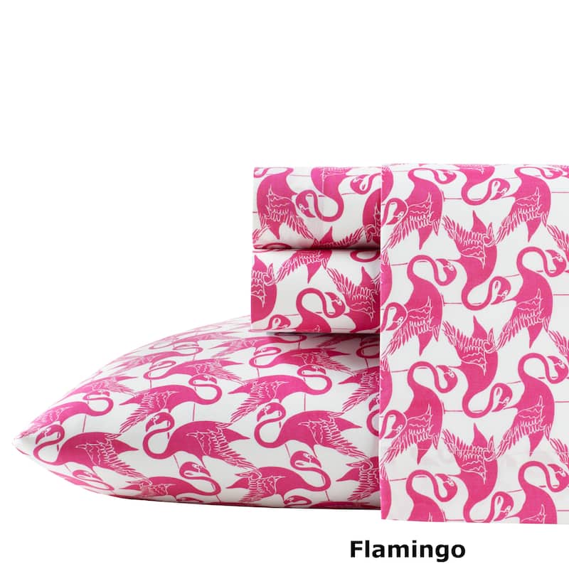 Poppy & Fritz Cotton Percale Printed Bed Sheet Sets