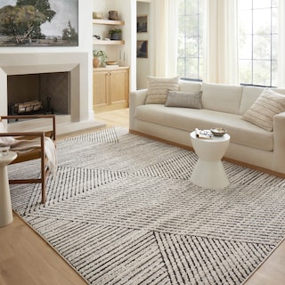 Alexander Home Vive Modern 3-D Geometric High-Low Area Rug