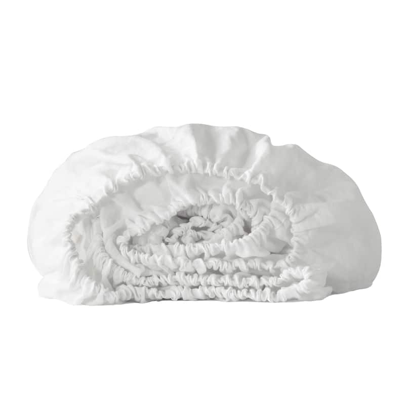 White Linen Queen Fitted sheet