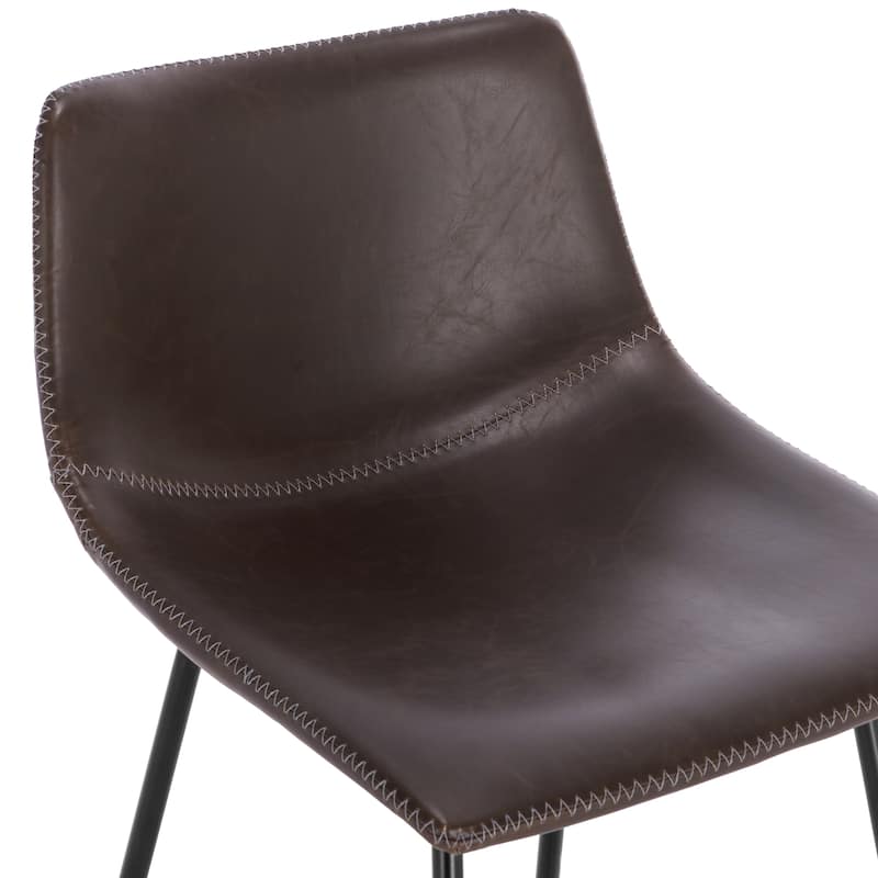 Poly & Bark Paxton 24" Seat Height Counter Stool (Set of 2)