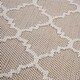 preview thumbnail 13 of 13, LOOM & LUXE Collection Ivory/Trellis Indoor/Outdoor Area Rug