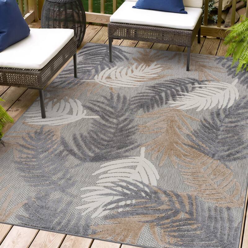 Ronda Contemporary Bohemian Indoor/Outdoor Area Rug - 4' X 6'