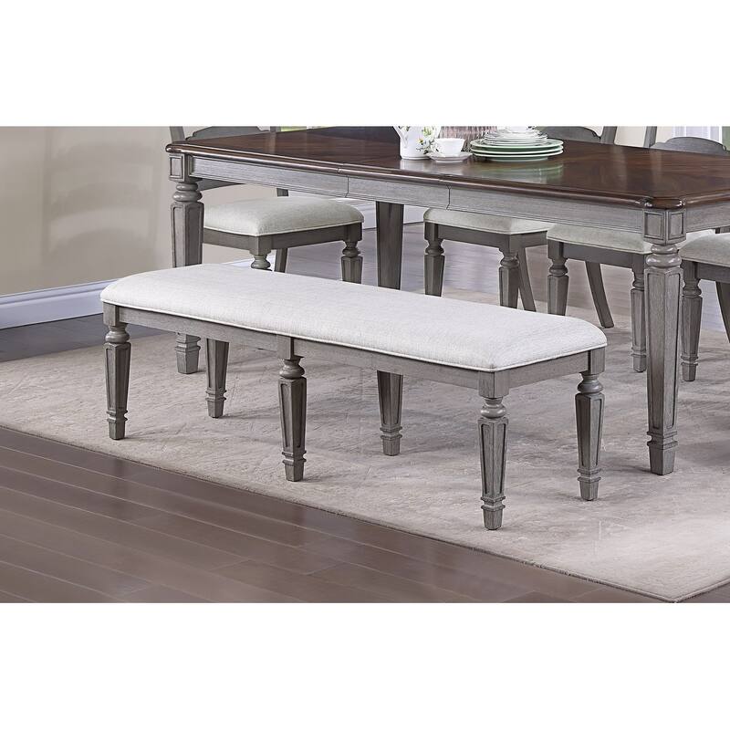 Contemporary Style 1pc Dining Bench Cushion Seat Dining Room Furniture