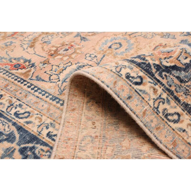 ECARPETGALLERY Hand-knotted Antalya Vintage Blush Wool Rug - 9'3 x 12'0