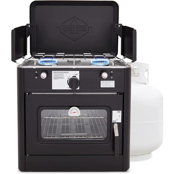 Hike Crew Gas Camping Oven, Portable Camping Stove & Oven with Dual