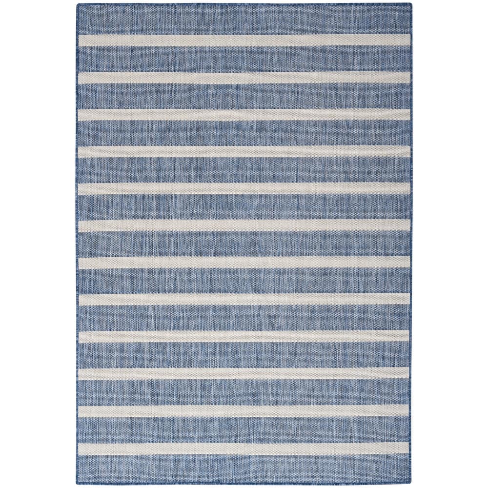 Nourison Selerno Indoor/Outdoor Striped Area Rug.