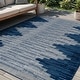 preview thumbnail 11 of 21, World Rug Gallery Geometric Indoor/Outdoor High-Low Area Rug