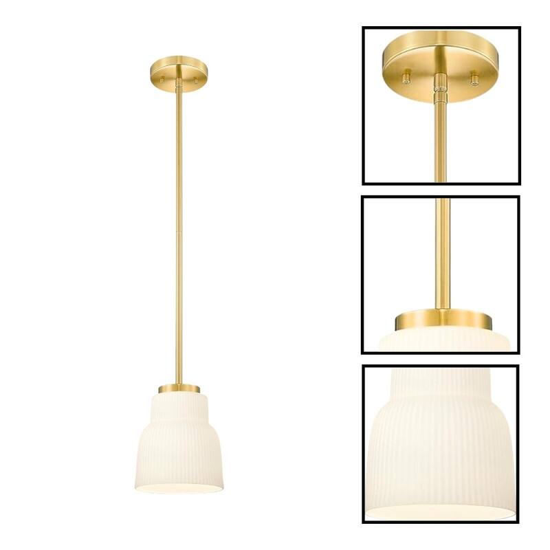 E26 Socket bulb lights gold, milk glass bathroom light glass, metal pendant light