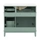 preview thumbnail 9 of 13, Homy Casa 30 in. Bathroom Vanity with Ceramic Sink, Free-Standing Storage Cabinet with 2 or 3 Drawers