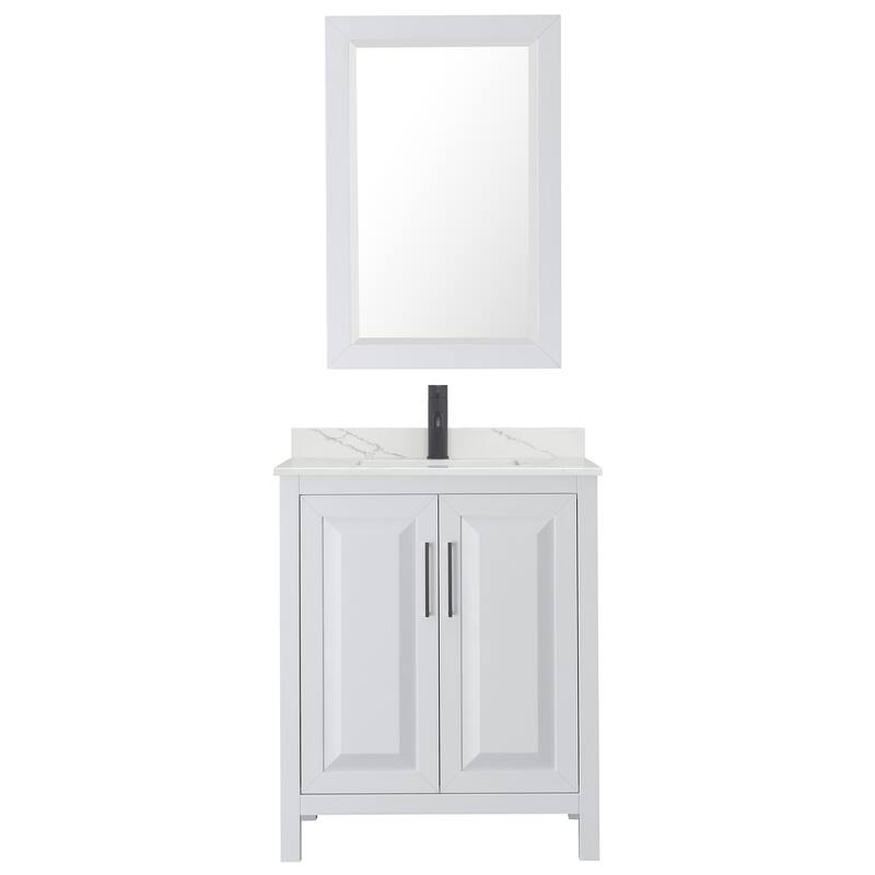 Wyndham Collection WCV252530S-QTZ-UNSM24 Daria 30" Free Standing