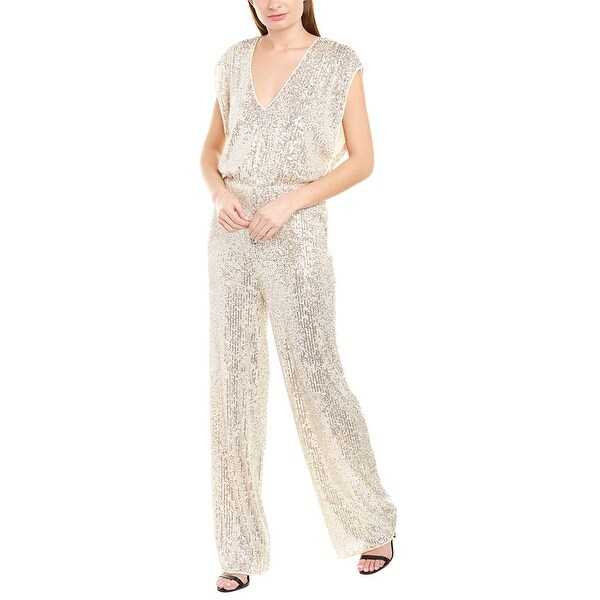 bcbg sequin jumpsuit
