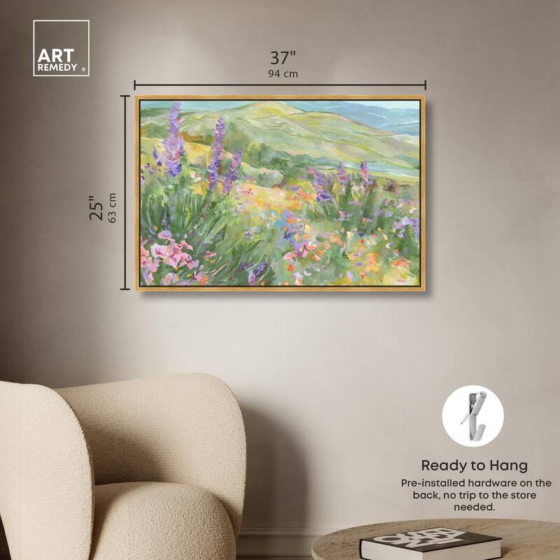 Blooming Fields Canvas by Art Remedy